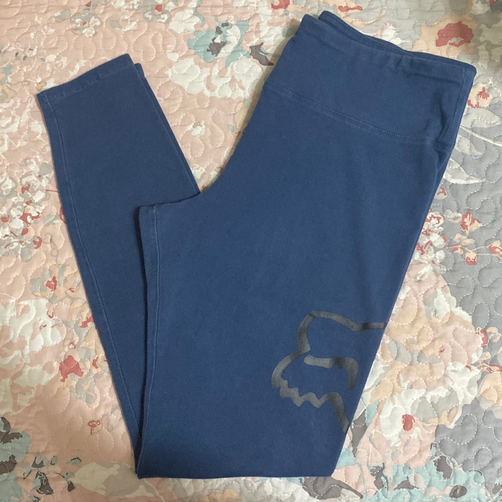 FOX Boundary Leggings, blue, L, Fox Racing, Fox Head, dirt bike, cotton